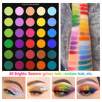 UCANBE Pretty All Set Eyeshadow Palette Pro 86 Colors Makeup Kit Matte Shimmer Eye Shadow Highlighters Contour Blush Powder All In One Makeup Pallet Holiday Christmas Valentine's Day Gift Set