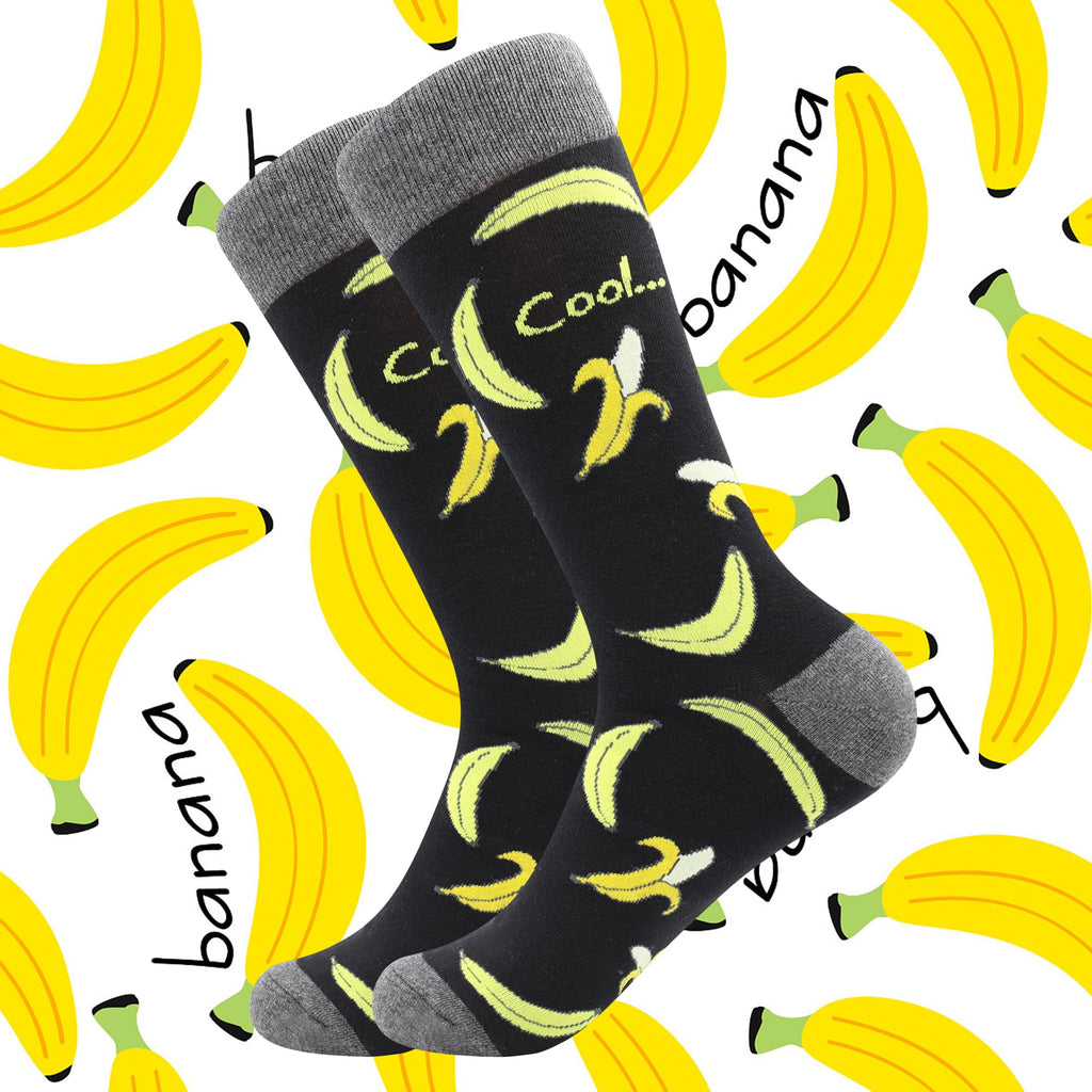 Funny Socks for Men, Crazy Colorful Novelty Fun Cotton Mens Dress Sock 8-12