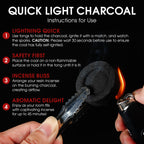 Sunlight® Charcoal Tablets for Incense– Quick Light Charcoal Tablets – Charcoal Disk Lights – 33 mm Resin Burner Rolls – – Charcoal Burner - Instant Fire Coal Tablet (100 Count (2 Pack).)