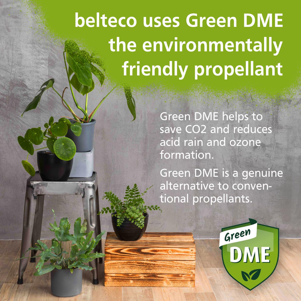 BELTECO Cotton White Spray Paint Matte | Water-Based & Odorless | Eco-Friendly & Vegan | Weather & UV-Resistant | Fast-Drying & High-Coverage | For Indoor/Outdoor Use | Spray Paint White