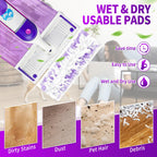 25 Count Disposable Pads for Swiffer Power Mop,Replacement for Swiffer Mopping Pads Refills Compatible with Swiffer Power Mop Pads,Multi-Surface Safe on All Finished Floors Cleaning