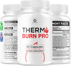 (3 Pack) Thermo Burn Pro Capsules - Official Thermoburn Pro Pills Advanced Support For Maximum Strength With Natural Ingredients Vitamins ThermoburnPro For Health & Wellness, 180 Capsules For 3 Months