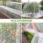 Unves Garden Netting, 10' x 50' Ultra Fine Mesh Bird Netting for Garden