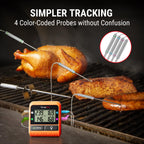TempPro TempSync 1000FT Wireless Meat Thermometer for Grilling and Smoking