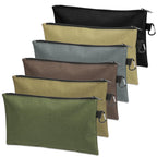 6 Pack Tool Bag Zipper Pouch, Premium Tool Pouch, Utility Storage Organizer