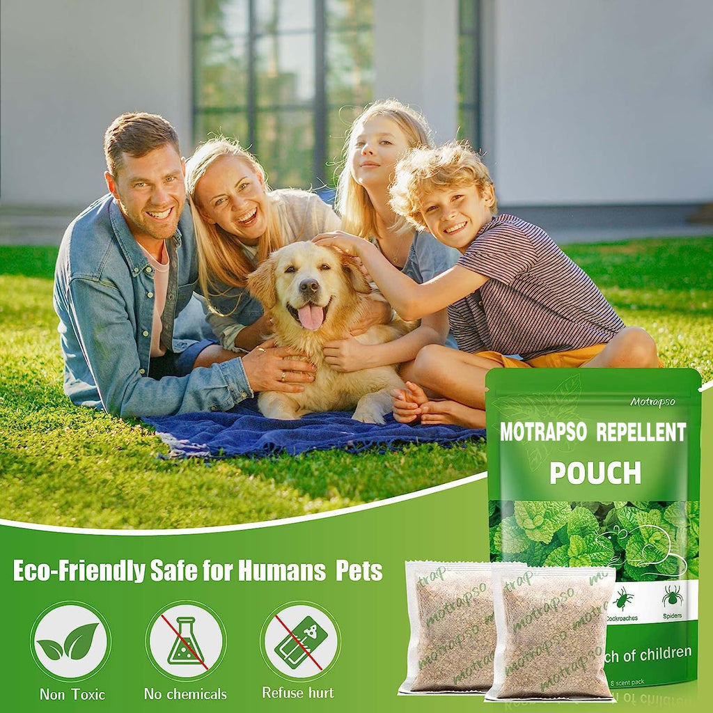 12 Pack Mouse Repellent Natural Peppermint Oils Rat Repellent Pouches, Mice Repellent