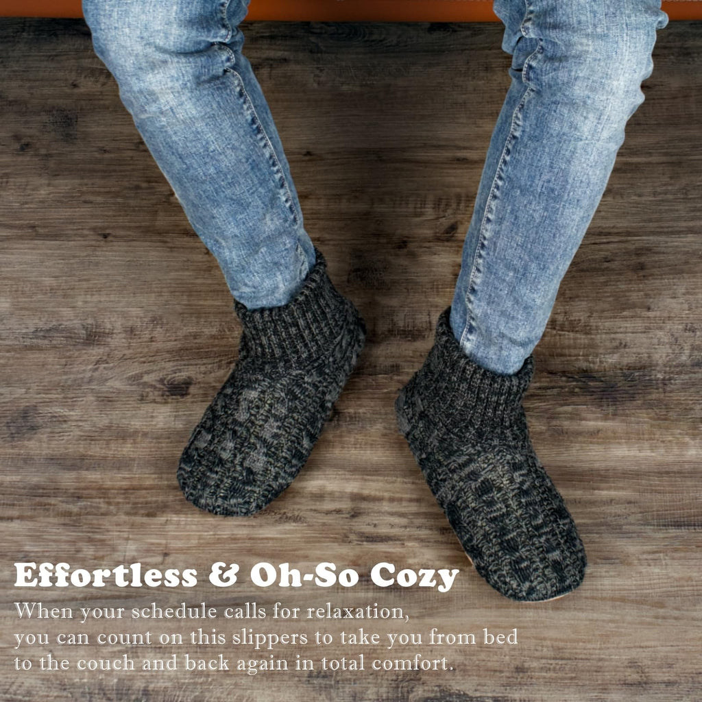 The Metluks Mens Slipper Socks Christmas Stocking Stuffers Cozy Gift 12-13