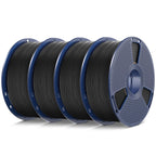 SUNLU TPU Filament 1.75mm,(4kg,4 Black,90a TPU)