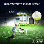 Philips 44W 4200 lm LED Security Light Outdoor w/PIR Motion Sensor, 5000K Daylight Flood Light, Waterproof, Dusk to Dawn, 2 Heads, 4 Modes(2 Packs)