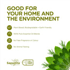 Sapadilla Liquid Hand Soap - Rosemary + Peppermint - Made with 100% Pure Essential Oil Blends, Cleansing & Moisturizing, Aromatic & Fragrant Hand Soap, Plant Based, Biodegradable, 12 Ounce (Pack of 3)