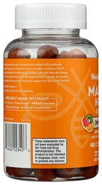 Wedderspoon Manuka Honey Immunity Gummies, Tangy Citrus, 90 Count | Chewable| Vitamin C & Zinc Support