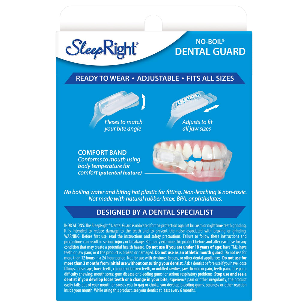 SleepRight Select-Comfort Night Guard – Dental Mouth Guard for Sleeping, Prevents Teeth Grinding & Clenching, Bruxism Protection (New Version)