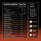 Effective Nutra Mushroom Gummies 2500mg - 10in1 Lion’s Mane, Reishi, Chaga, Cordyceps & More - Focus, Clarity, Memory, Immunity, Energy - Natural Raspberry Flavor, Vegan, Made in USA (90 Count)