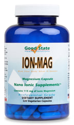 Good State ION-MAG - Ionic Magnesium Capsules - (115 mg Each Serving) (120 Veggie Capsules)