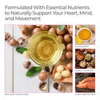Livingood Daily Omega 3 6 9 Plus Turmeric Curcumin - Omega 3 Supplement (EPA & DHA) - Supports Heart Health - Supplements - 60 Softgels