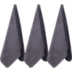 Wuwahold Microfiber Gym Towels Bigger Size Super Soft for Exercise Fitness, Sports, Workout, 380-GSM 15-Inch x 31-Inch Quick-Drying Towels (3 Pack, Pure Grey)