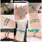 Italian Charms Bracelet Gold Sets with 1Pcs Starter Brascelet 20Pcs Charms