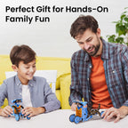 Sillbird Solar Building Robot Kit STEM Gift for Boys Aged 8-13, DIY Science Educational Toys for Kids Teens Birthday, 12-in-1 Solar or Battery Powered Robotic Set with 197 Pieces