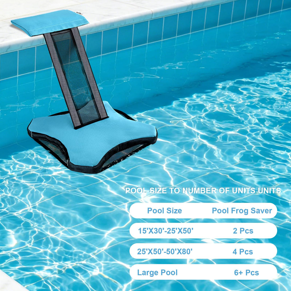 2Pcs Pool Frog Savers 900D Heavy Duty Animal Critter Escape Ramp for Swimming Pool Frog Ramp Ladder Floating Pad for Rescues Wildlife, Squirrel, Toads, Small Animal, Pool Maintenance Accessories