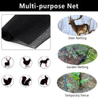 POYEE Deer Fence Netting 5x100ft Plastic Mesh Netting for Garden Protection