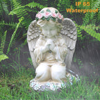 Solar Angel Garden Statues Outdoor,Garden Angel,Praying Angels Figurines