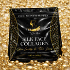 Silk Face Collagen - Collagen Peptides Powder for Women, Face and Neck 14g Protein | Ultra Low Molecular Weight Collagen – for Skin, Hair, Nail, Joint & Gut Health, 15.87 oz (450g) Cocó March