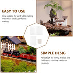 BESTonZON 1set Miniature Brick Mold for Sand Table Building Lightweight Mold Making Supplies for Crafting Landscapes and Miniature Scenes