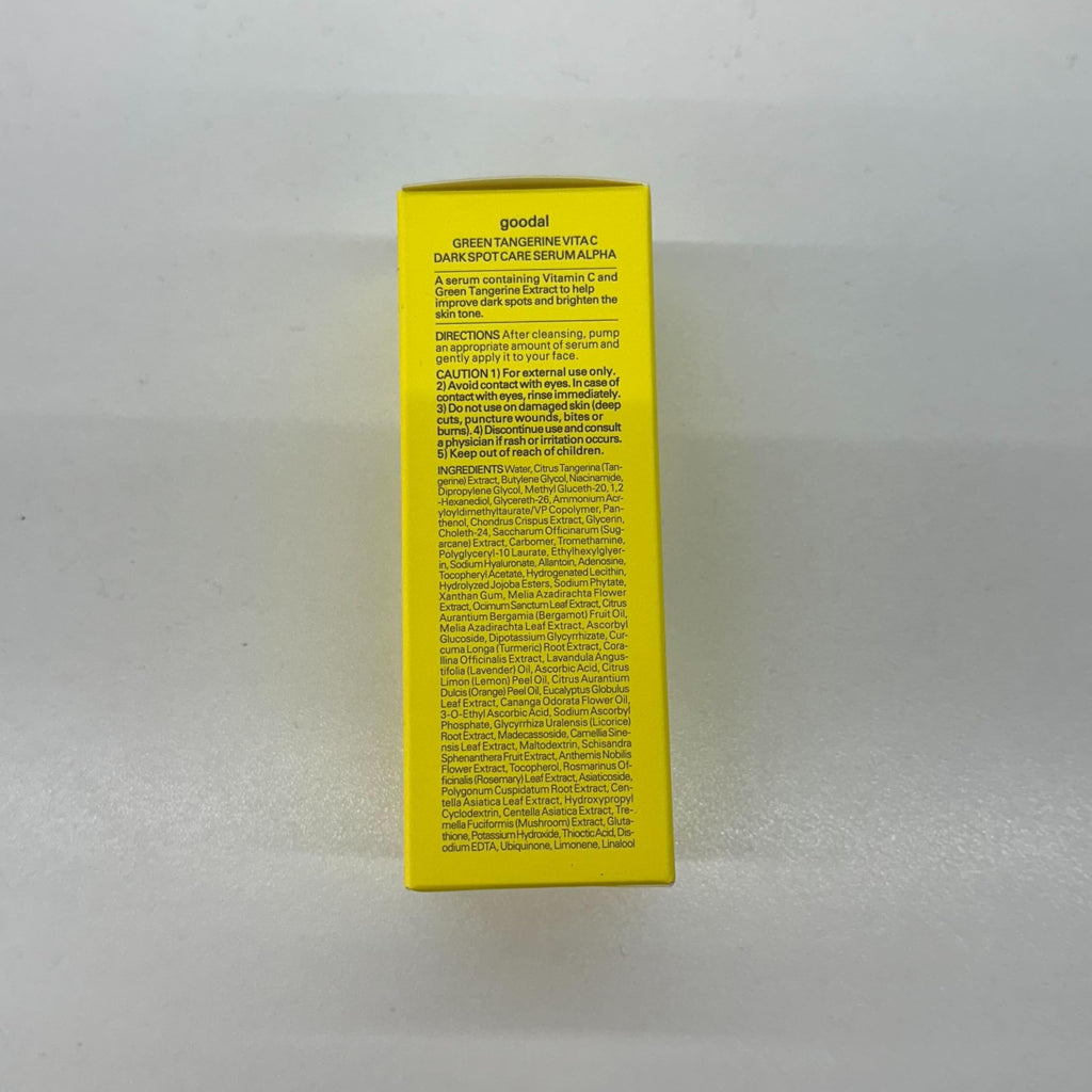 GOODAL Green Tangerine Vitamin C Serum [Advanced Ver.] – Facial Serum with 5% Niacinamide & Exosome Technology | Helps Improve the Dull Skin for Radiant Skin | Korean Skincare 1.01 fl oz / 30 ml