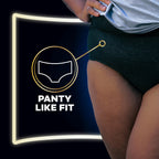 Always ZZZ Overnight Disposable Period Underwear for Women, Large, 360° Coverage for Worry-Free Nights, 14 Count (2 Packs of 7)