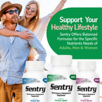Sentry Adult Multivitamin & Multimineral Supplement, Daily Vitamins for Men & Women, Essential Vitamins & Minerals, Immune, Energy & Bone Health Support, Gluten Free, 300 Tablets