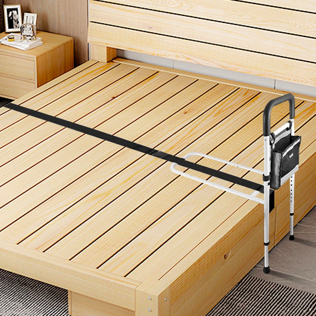 PidmFoy Bed Rails for Elderly Adults Safety, Height Adjustable Bed Cane, Bed Assist Rails for Seniors with Support Feet, Bedrails for Elderly Adults Grab Bar Handrails for Most Genre
