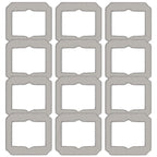 Frexusuent Cleaning Rag for ECOVACS Winbot Mini Window Vacuum Cleaner Robot, Washable and Reusable Winbot Mini Mop Pad Accessories, 12 Pcs Mop Cloth Replacement, No. W-CC02-0012
