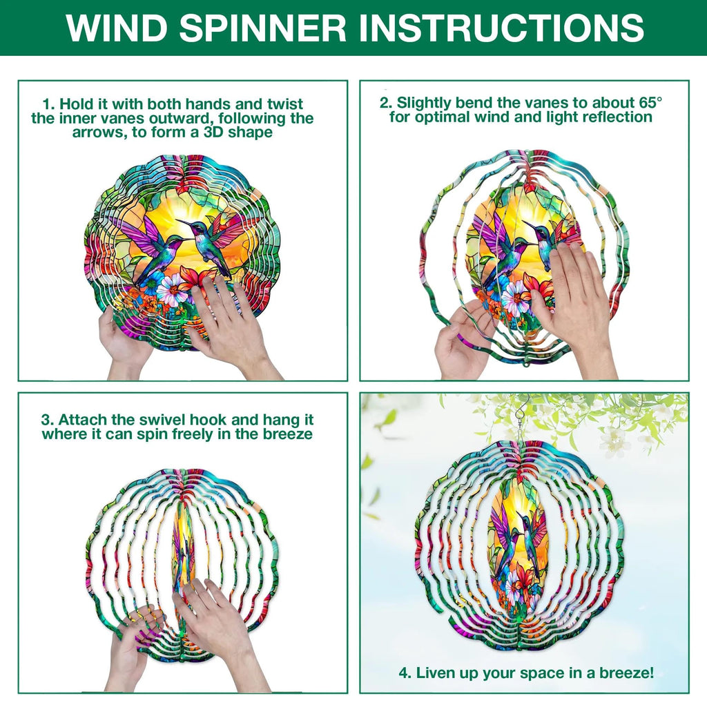 250th Anniversary American Eagle Wind Spinner, Patriotic Wind Spinner Outdoor – Stainless Steel Metal Hanging Spinners 12 in, American Flag 4th of July Patriotic Decor for Garden