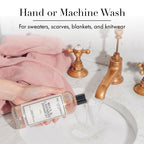 The Laundress Wool & Cashmere Shampoo, 31 Loads, Concentrated Luxury Liquid Laundry Detergent, Cedar Scent, Cold-Water Hand or Machine Wool Wash for Delicate Merino, Mohair & Knit Blends, Pack of 2