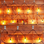 HiGift 36 Pack Light Hanger Hooks, Stainless Steel Screw in Hook for Hanging Outdoor Lights, Rope Light Clips for Christmas and Holiday Decor, Wire and Fairy Led Lights, Silver
