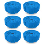 FROG Replacement Chlorine Cartridges for use with Flippin’ FROG Floating Sanitizer System - Prefilled Cartridges Support Easy Pool Maintenance and Cleaner & Clearer Water - 6 Pack
