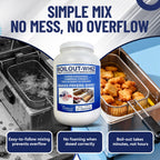 8LB Boil-Out Whiz Deep Fryer Cleaner - Degreaser Powder for Commercial Kitchen Cleaning Oil Saver - Deep Fryer Pot & Coil Safe - Extend Oil Life, Save Time & Energy - by FryOilSaver Co