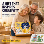 Yoturetoys AI Drawing Projector for Kids, Birthday Gift Toy, Ages 5-12