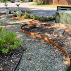 Corten Steel Landscape Edging 4.5 Inch Pre-Rusted 33Ft Total 10-Pack