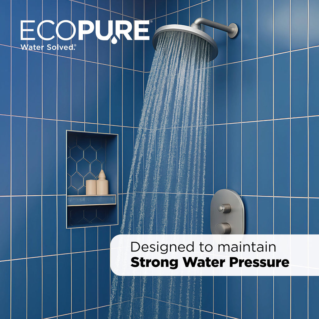 EcoPure EPW2C Carbon Block Universal Whole Home Water Filter 2-Pack – Fits Standard Capacity Systems – NSF Certified – 5 Micron – Reduces Chlorine, Sediment, Sand, Dirt & Rust – 3-Month Life per Filter