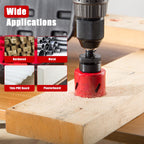Bi-Metal Hole Saw Kit, HYCHIKA 17 Pcs High Speed Steel 3/4" to 2-1/2" Hole Saw Set in Case with Mandrels, Hole Saw Bit for Metal, Drilling PVC Board,and Plastic Plate