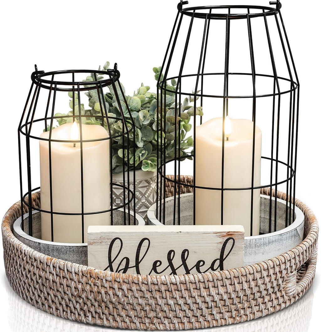 ANGELLOONG Flickering Flameless Candles, Realistic Battery Operated Candles with Remote and Timer, Set of 3 LED Candles for Fall Room Home Wedding Decor Centerpieces Table Party Christmas Decorations