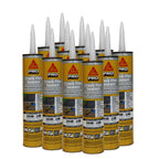 SIKA Sikaflex Crack Flex Sealant - Gray, High-Performance Polyurethane, Self-Leveling, Textured - Waterproof Seal for Horizontal Cracks - 10.1 fl. oz (Pack of 12)