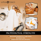 Lotus Touch Always Fresh Laundry Detergent For Massage Table Sheets and Spa Linens Professional Grade - 1 Gallon - Spring Fresh Scent - Removes Tough Stains Left by Massage Oil, Lotion and Cream