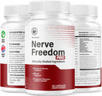 (5 Pack) Nerve Freedom Pro - NerveFreedom Pro Capsules, Supplement Support, NerveFreedom Pills All Natural Ingredients, Health Support Advanced Formula, 300 Capsules for 5 Month