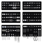 LOLIAS 90Pairs Hypoallergenic Stud Earrings Set for Sensitive Ears Women