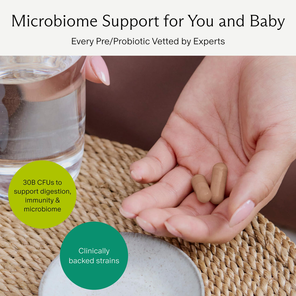 Needed. Expertly-Formulated & Tested Prebiotic & Probiotic for Prenatal, Pregnancy, Breastfeeding, & Postpartum | Balance Mood, Boost Immunity, Healthy Microbiome for Mother & Baby | 60 Capsules