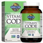 Garden of Life Vitamin B Complex, 60 Vegan Capsules, High Potency Vitamins for Energy & Metabolism with B6, Folate & B12 as Methylcobalamin Plus Probiotics