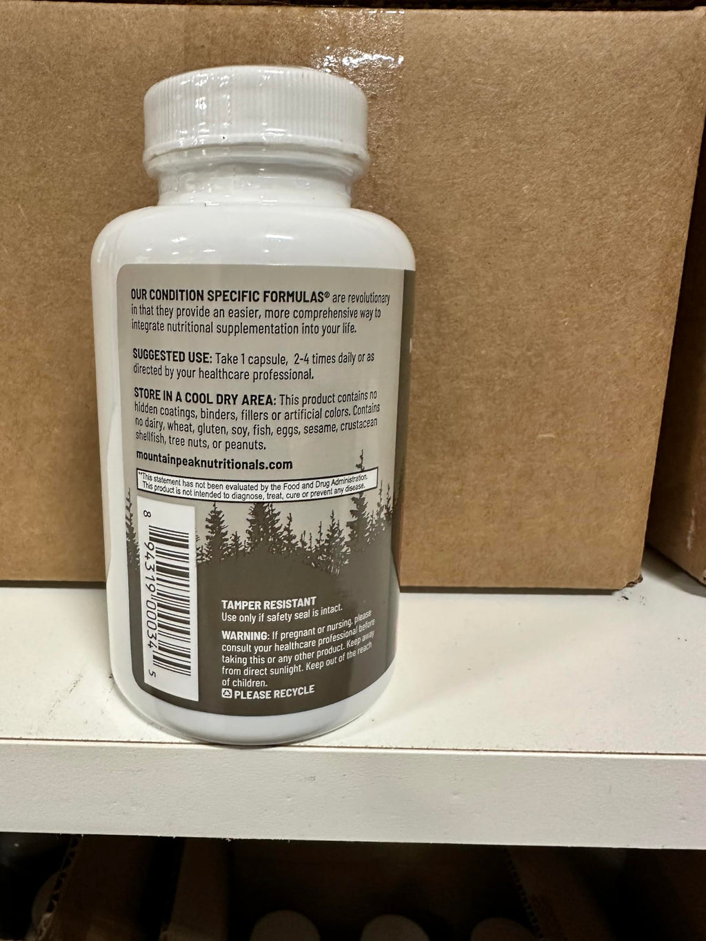 Mountain Peak Nutritionals Aller G Plus Bromelain Stinging Nettle 90ct