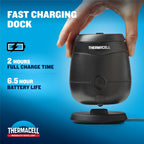 Thermacell E-ZoneGuard Patio + Rechargeable Mosquito Repeller with 20-Foot Zone of Scientifically Proven Outdoor Protection; 6.5-Hr Battery; 36-Hr Refill; Bug Spray Alternative; Fast Charging Dock
